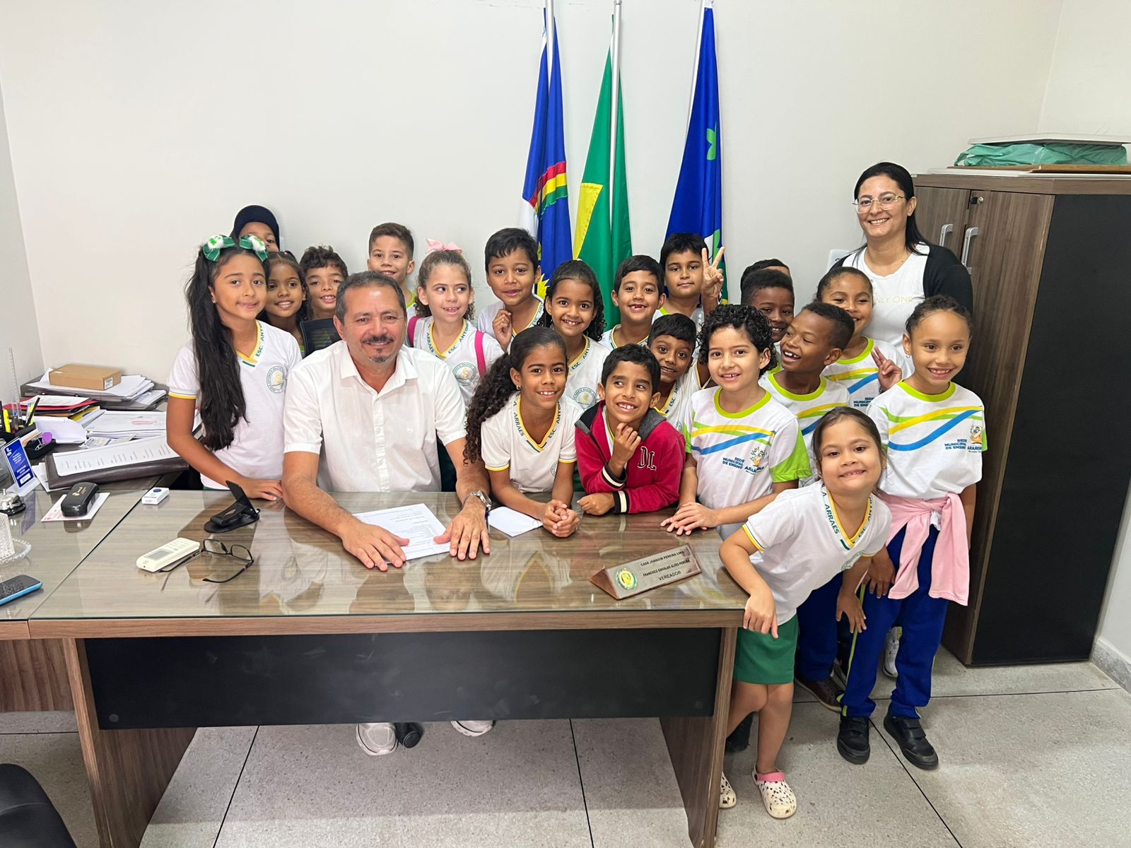 Câmara recebeu a visita dos alunos do 2º ano da Escola Municipal Antonieta Salatiel Arraes