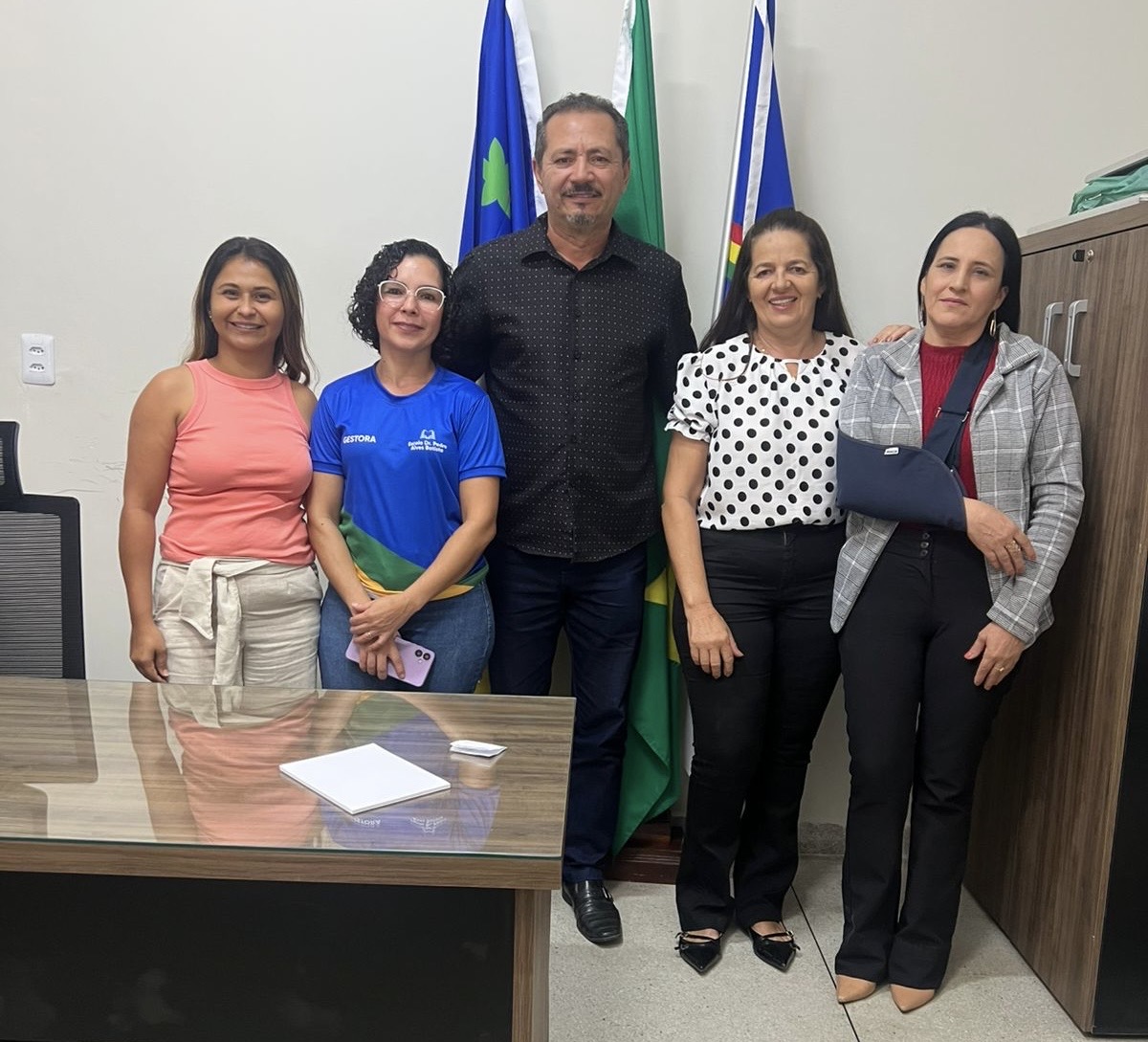 Representantes da Escola Nucleada Pedro Alves Batista visitam Câmara de Araripina e fazem solicitação