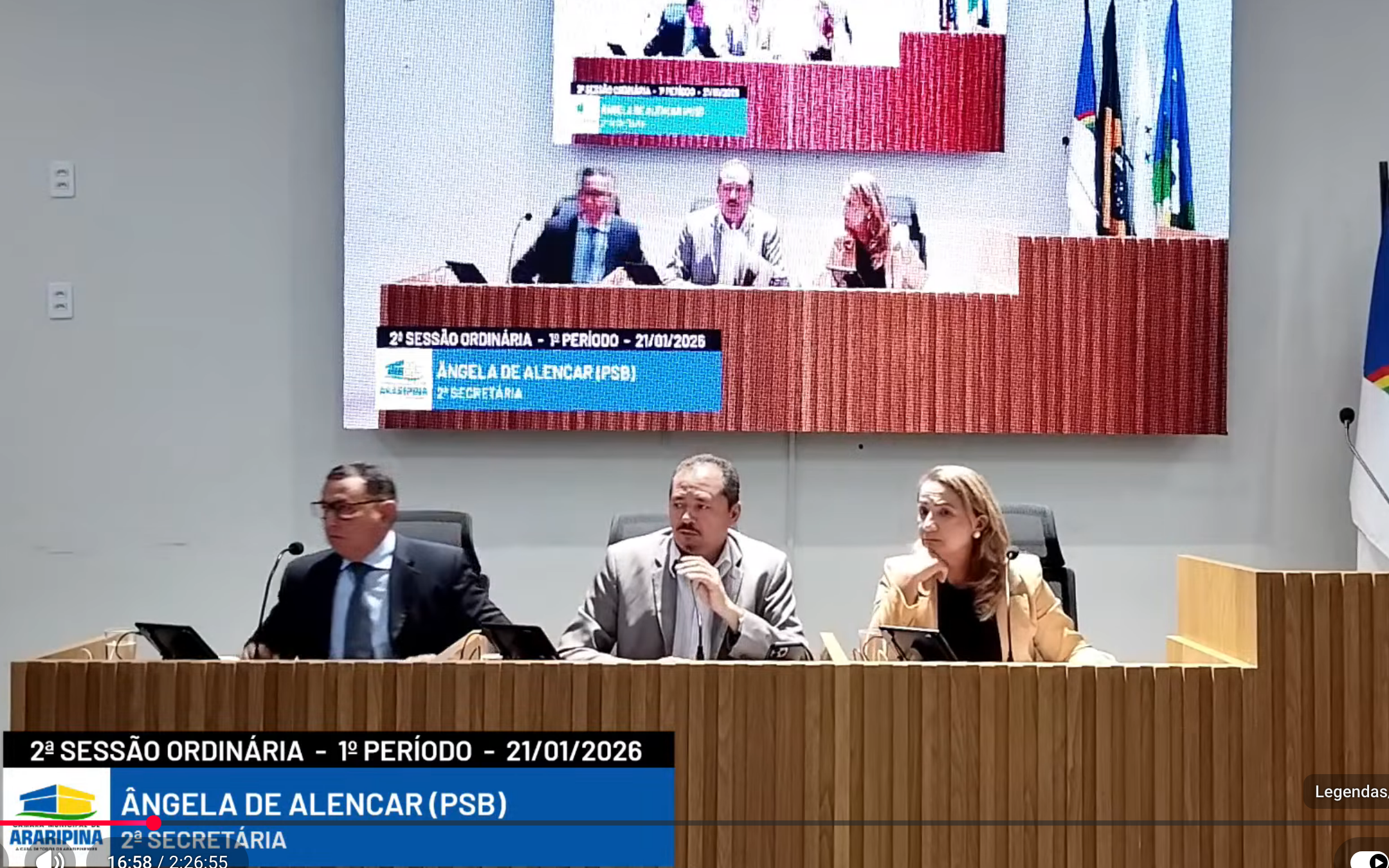 2º Sessão do 1º Período Legislativo