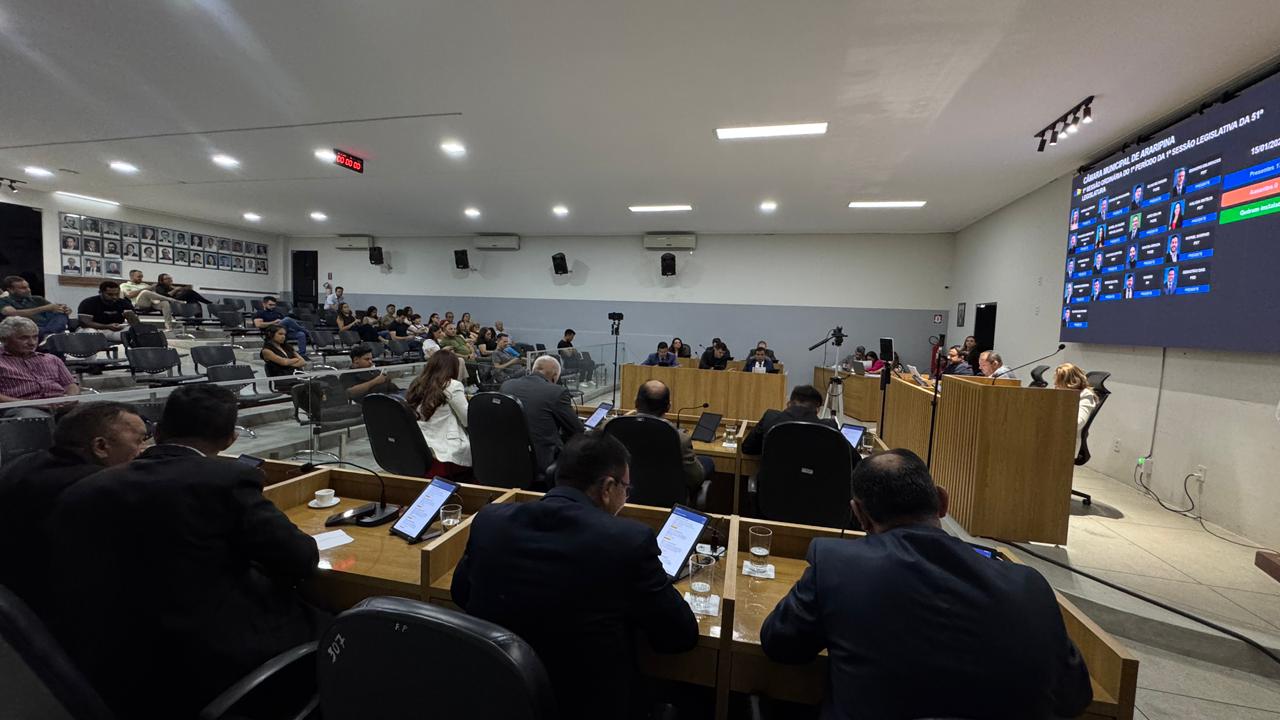 Câmara de Araripina retoma atividades em plenário após recesso parlamentar